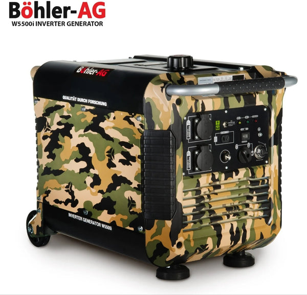 Petrol Inverter Generator Silent Portable 4 Stroke Engine Camping W5500i