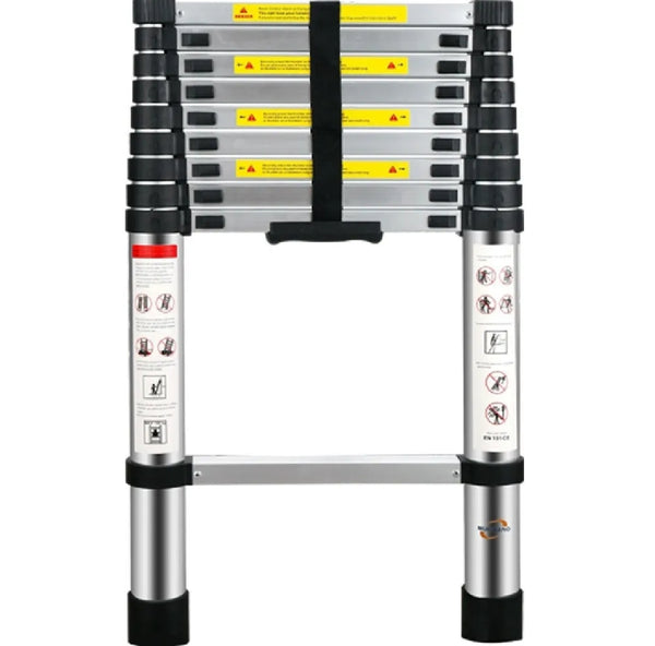 2.9m Multi-Purpose Aluminium Telescopic Ladder Extension Extendable Step Folding