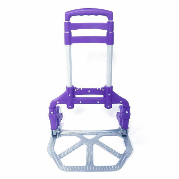 80KG Heavy Duty Foldable Hand Sack Truck Barrow Cart Trolley Cart Castor Wheels freeshipping - Goxom