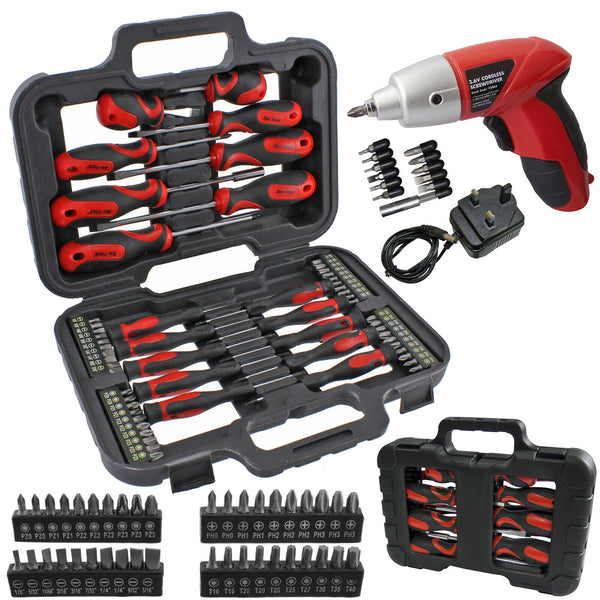 Cordless Screwdriver Set Bits Heavy Duty Phillips Torx Precision Magnetic Tip 71 freeshipping - Goxom